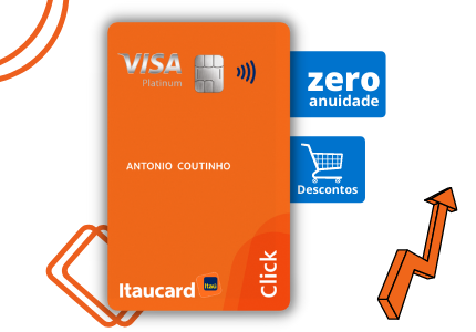 Itaucard Click Platinum VISA Zero Anuidade Fimaster