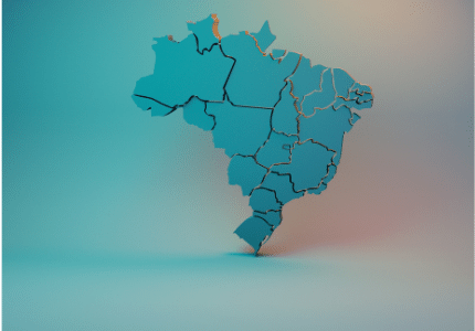 Mapa do Brasil.