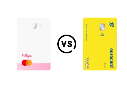 Comparativo entre os cartões Méliuz e Ourocard