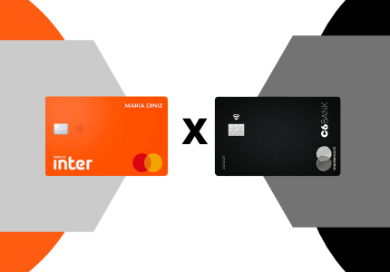 Fizemos mais um comparativo de peso para você ficar por dentro de todos os benefícios oferecidos pelos cartões de crédito dos bancos C6 e INTER!