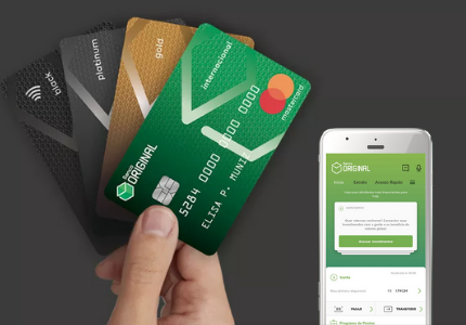 Opções dos cartões Original, veja os detalhes e benefícios de cada um!