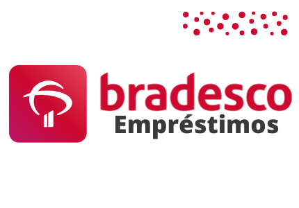 Empréstimo Bradesco. Logomarca Bradesco.