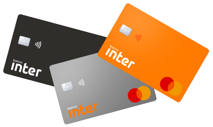 opções de cartões de crédito do banco inter, internacional, platinum e black