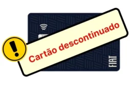 O cartão Fiat do Itaú não é mais emitido.