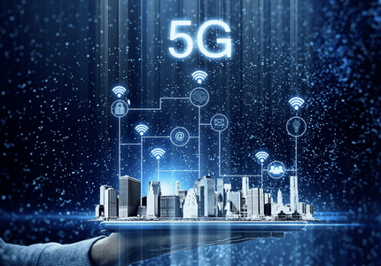 Cidade conectada pela internet 5G.