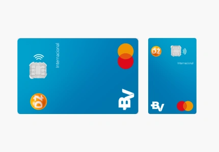 Cartão Dotz Internacional azul claro