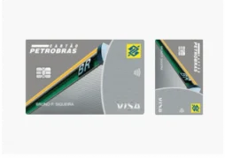 cartão de crédito Petrobrás com logo dos postos e do Banco do Brasil