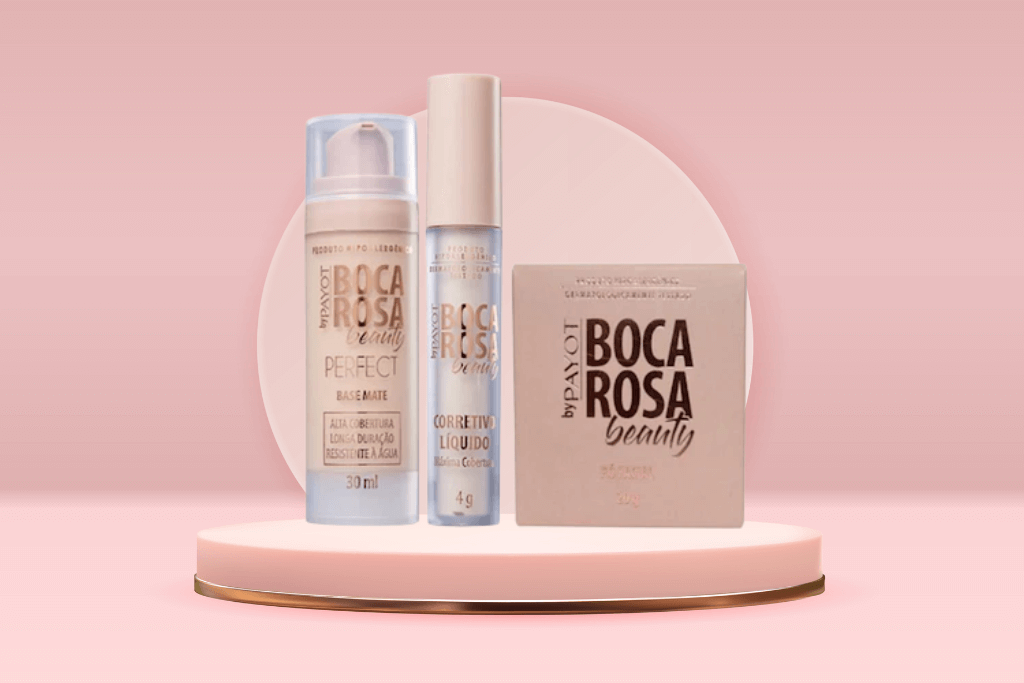 Produtos de beleza da marca Boca Rosa Beauty, by Payot, pertencente a Bianca Andrade.