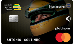 Cartão de crédito Instituto Ayrton Senna.