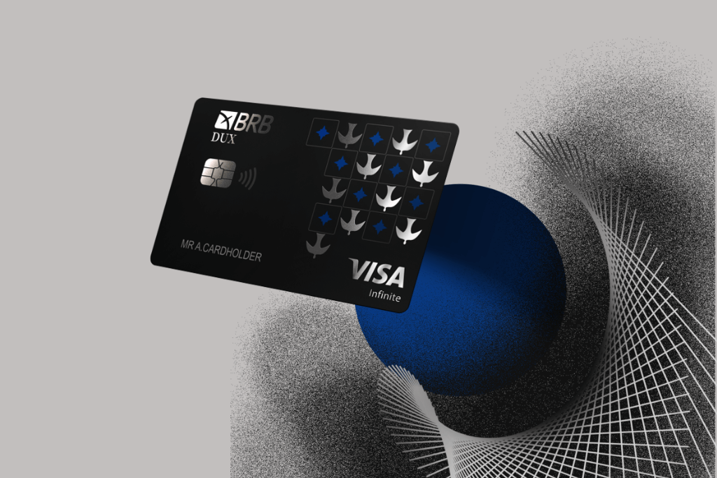 Cartão de crédito BRB DUX Visa Infinite.