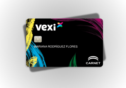 Tarjeta Vexi Carnet: Sin verificación de ingresos