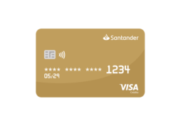 Tarjeta de crédito Santander visa gold