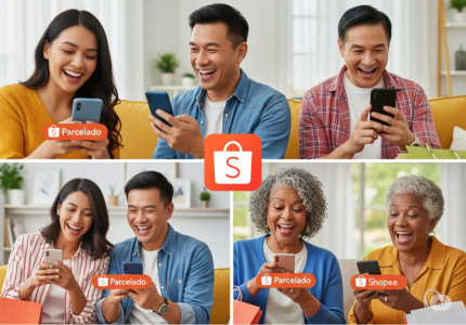 Shopee parcelado para compras sem cartão