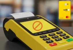 Cartão de crédito recusado