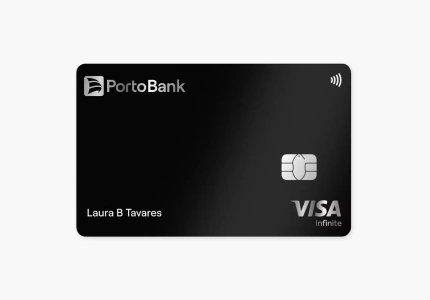 Cartão Porto Bank Visa Infinite.